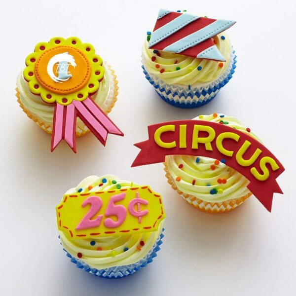 4 Pcs Label Cookie And Fondant Cutter Set - Image 3