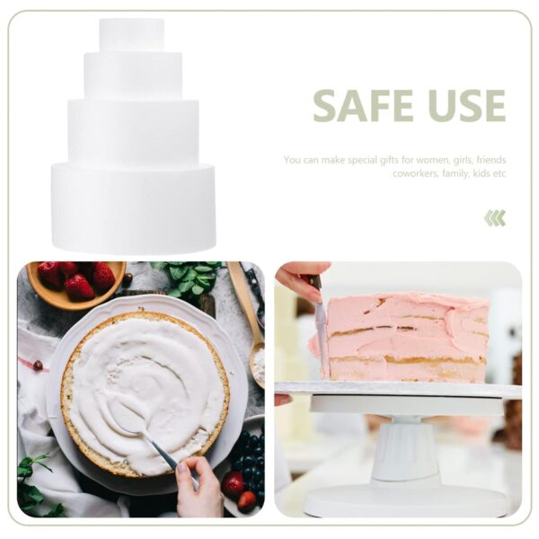 Round Cake Dummy 12x4 Inch - Image 2