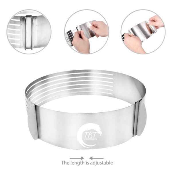 Adjustable Layered Cake Slicing Ring - Image 5