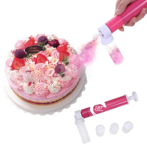 Shimmer Airbrush Pump Cakes Glitter Decorating Tool - Image 5