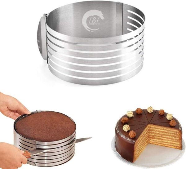 Adjustable Layered Cake Slicing Ring - Image 2