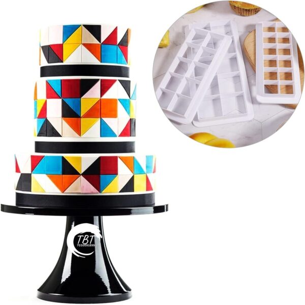 3 Pieces Square Geometric Multi Cutter - Image 2