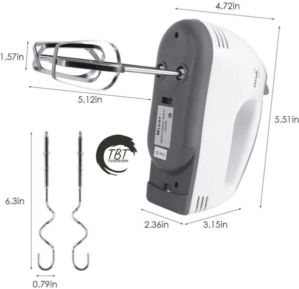 Scarlett Electric Hand Beater 260 W - Image 3