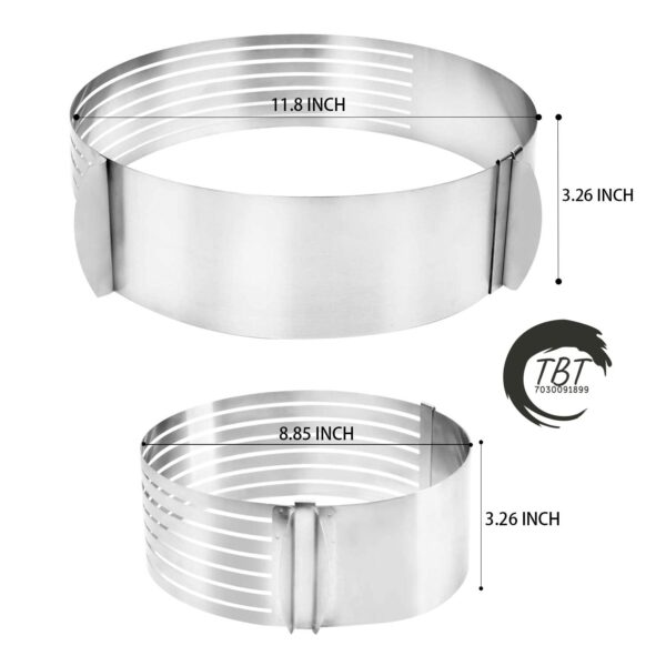 Adjustable Layered Cake Slicing Ring - Image 4