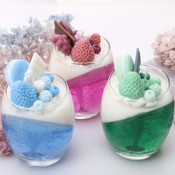3 Cavity Strawberry Silicone Fondant Mold - Image 3