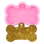 bone-shape-dog-tag-silicone-fondant-mold