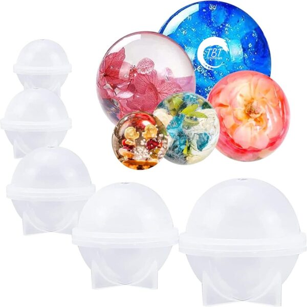 5 Pcs Ultimakes Silicone Ball Mold - Image 7