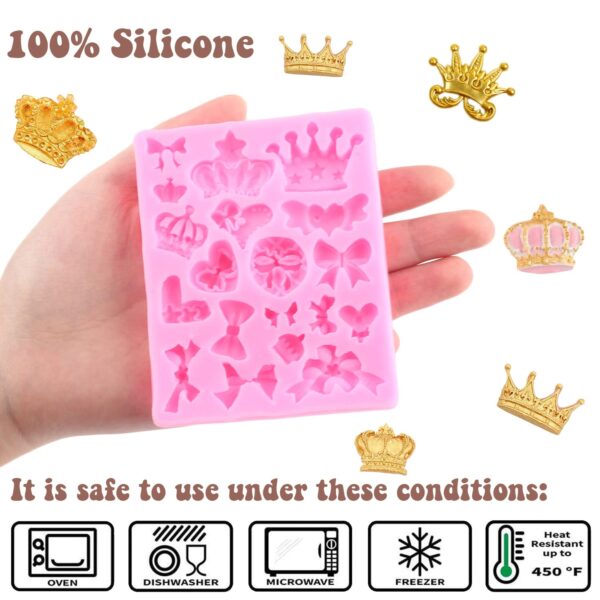 bows-crown-heart-silicone-fondant-mold