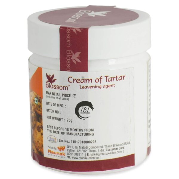 Blossom Cream of Tartar Powder Leavening Agent 75 GM - Image 3