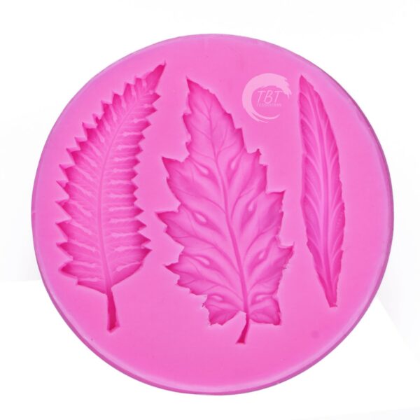 Leaves Feather Shape Silicone Fondant Mold - Image 4