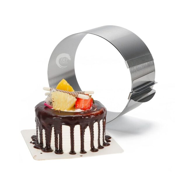 Stainless Steel Adjustable Cake Ring - Image 2
