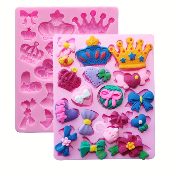 bows-crown-heart-silicone-fondant-mold