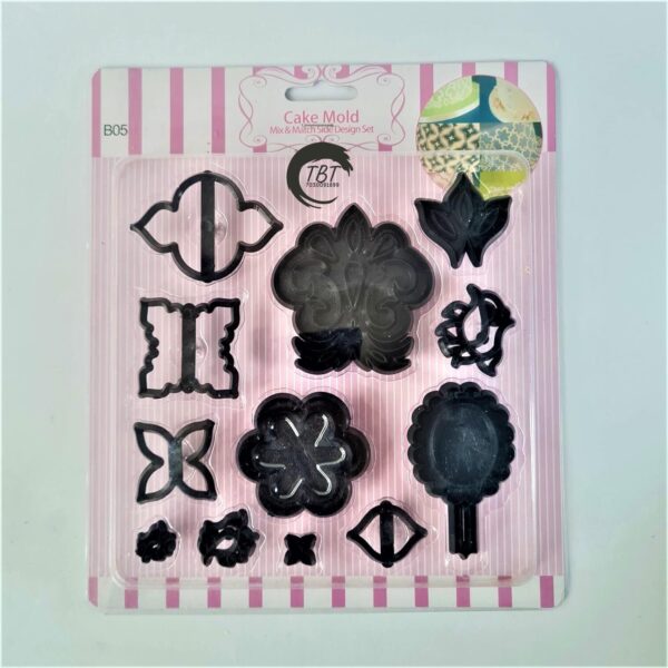 Mix Match Side Design Silhouette Fondant And Cookie Cutter Set - Image 3