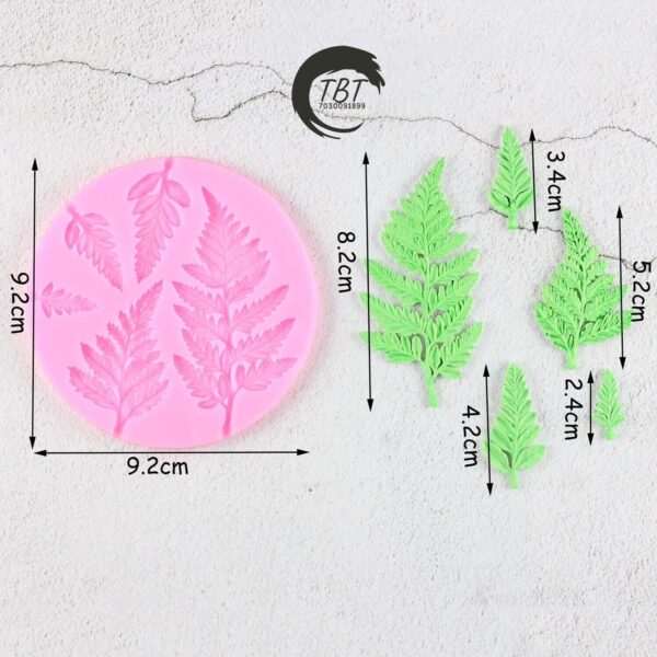 Pteridophyte Leaf Silicone Fondant Mold - Image 5