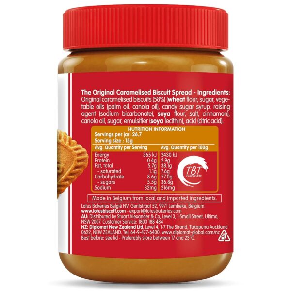 Lotus Biscoff Spread 400 GM - Image 2