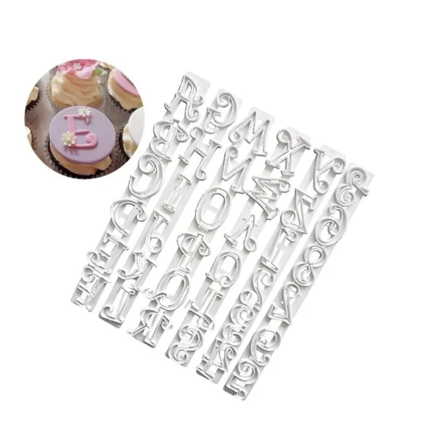 New Funky Alphabet and Number Fondant Cutter - Image 2