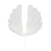 white-angel-wing-feather-cake-topper