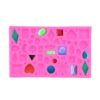 Mini Diamond Shape Silicone Fondant Mold - Image 2