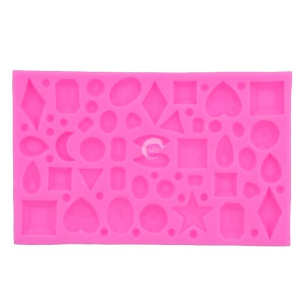 Mini Diamond Shape Silicone Fondant Mold - Image 3
