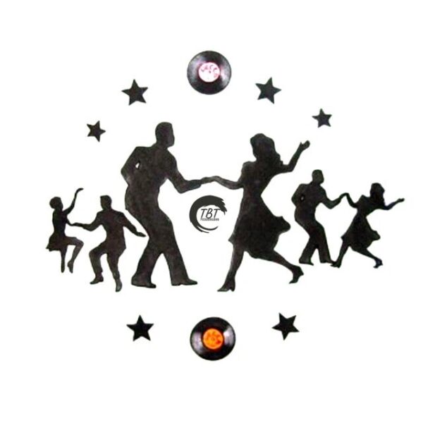 Dancing Couple Silhouette Cookie Cutter Set - Image 2