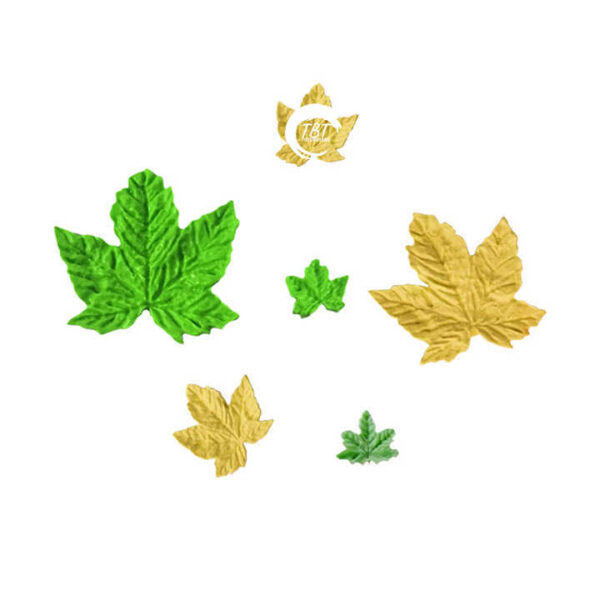 Maple Leaves Silicone Fondant Mold - Image 5