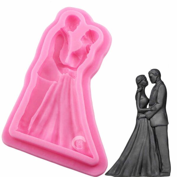 bride-and-groom-wedding-couple-silicone-fondant-mold