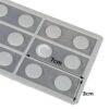 Rectangle with Circle Shape Chocolate Garnishing Sheet Mold - Image 3