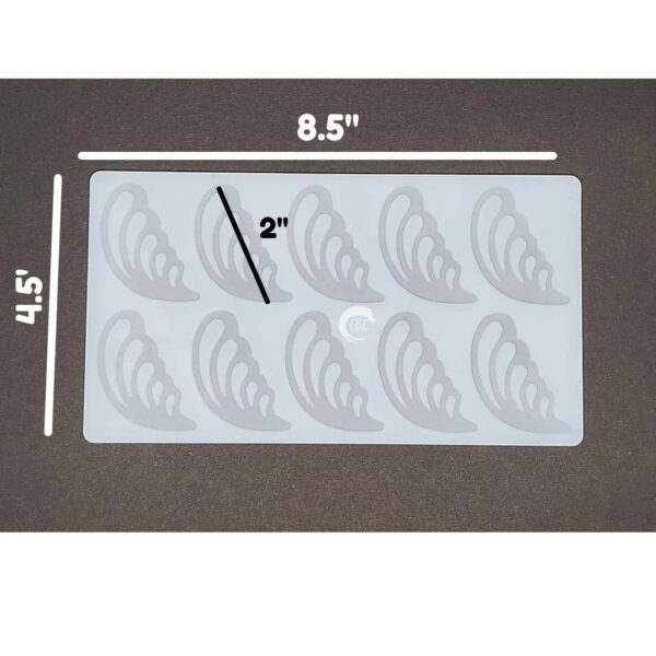 Butterfly Wings Shape Silicone Chocolate Garnishing Sheet Mold - Image 3