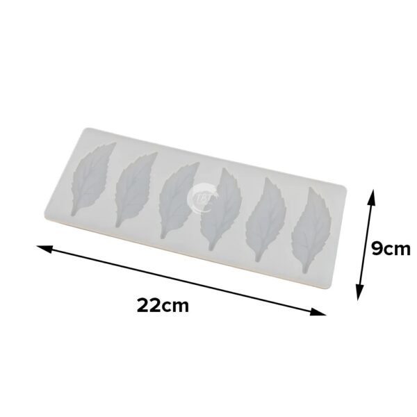 Leaf Shape Silicone Chocolate Garnishing Sheet Mold - Image 2