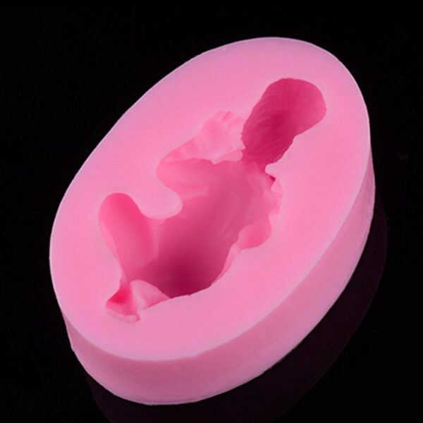 Small 3D Sleeping Baby Silicone Fondant Mold - Image 7