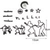 Dancing Couple Silhouette Cookie Cutter Set - Image 3