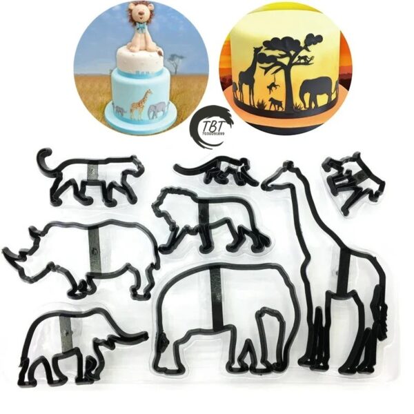 Animal Silhouette Fondant And Cookie Cutter Set - Image 2