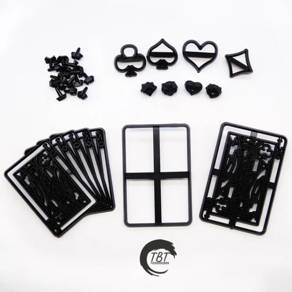 Poker Card Silhouette Fondant And Cookie Cutter Set - Image 4