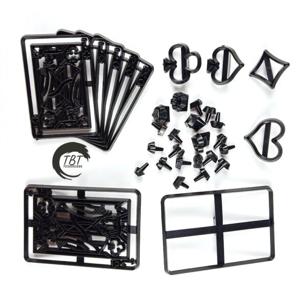 Poker Card Silhouette Fondant And Cookie Cutter Set - Image 3