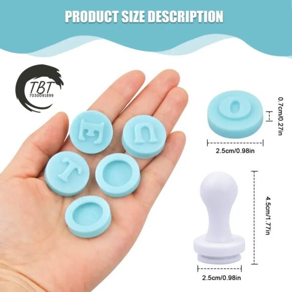 26 Pcs Capital Alphabet Stamp Mold - Image 4