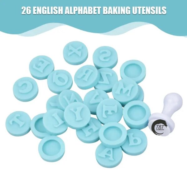 26 Pcs Capital Alphabet Stamp Mold - Image 3