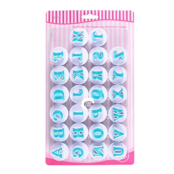 26 Pcs Alphabet Letters Plunger Fondant Cookie Cutter - Image 6