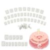 64 Pcs Anthony Mini Plastic Alphabet Fondant Letter Cutter - Image 2
