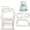 Train Pattern Fondant Cutter Set - Image 4