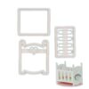 3 Pcs Baby Cot Fondant Cutter Set - Image 3