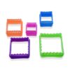 Double Sided Square Shape Plastic Cookie Cutter - Image 4