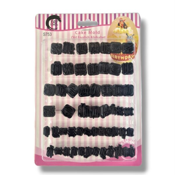 Gothic Letters Alphabet Silhouette Cutter Set - Image 2