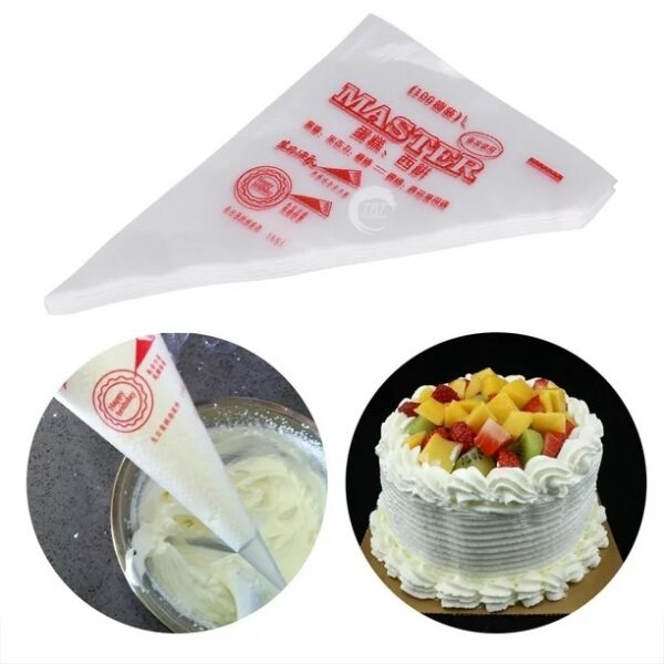 100 Pcs Big Size Disposable Piping Bag - Image 2