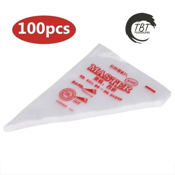 100 Pcs Big Size Disposable Piping Bag - Image 3