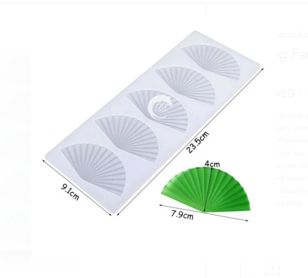 folding-fan-silicone-chocolate-garnishing-sheet