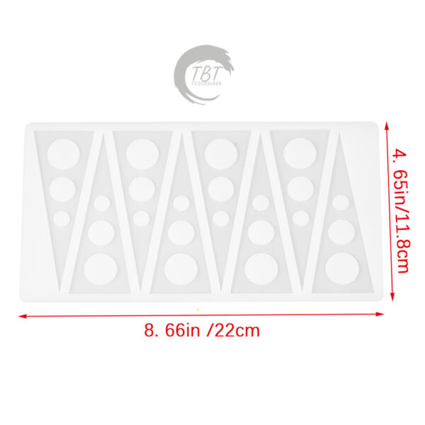 Triangle Long Chocolate Garnishing Sheet Mold - Image 4