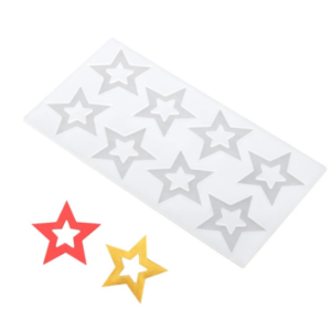 Star Shape Silicone Chocolate Garnishing Sheet Mold