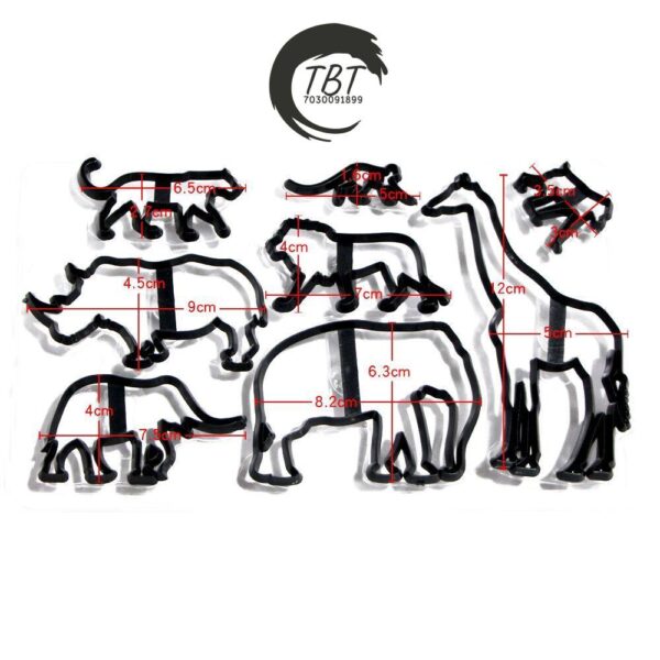 Animal Silhouette Fondant And Cookie Cutter Set - Image 3