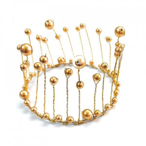 golden-pearl-crown-cake-topper