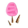 Small Unicorn Horn Silicone Fondant Mold - Image 2